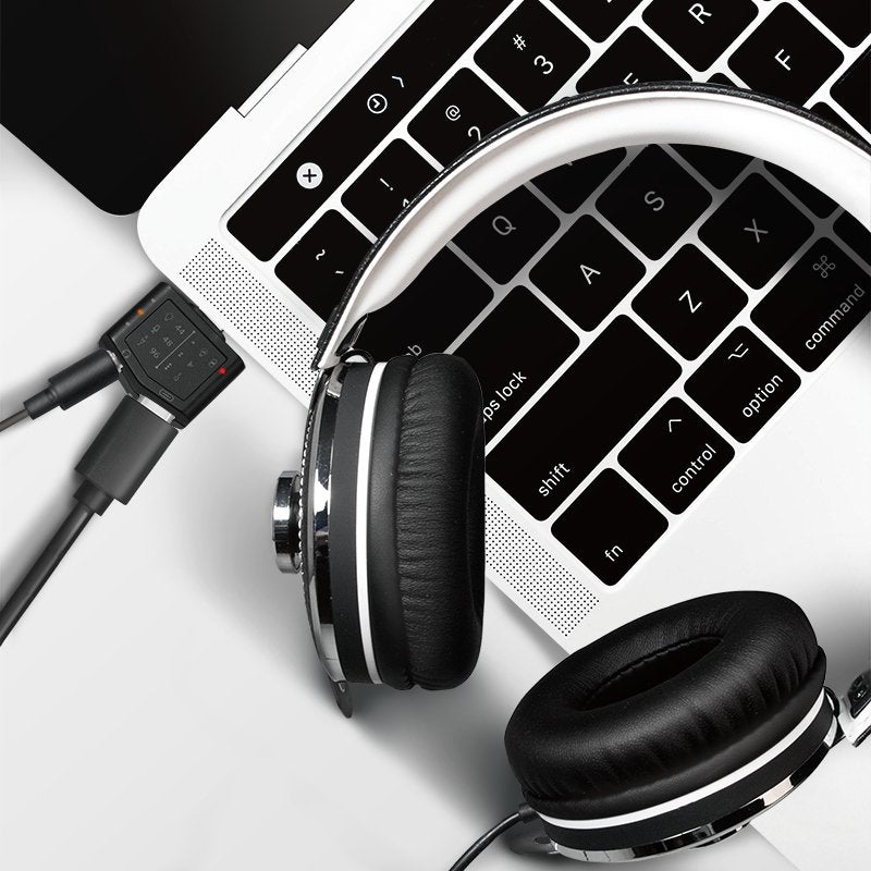 Logilink Adaptador Audio M. Eq, 2xusb-C -> 3,5mm/F,96khz W/Pd