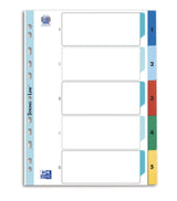 Oxford Ordnerregister Vollformat 1-5 Din A4