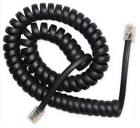 Gembird Cable En Espiral Para Auricular De Teléfono, Rj10 (4p4c), 2m, Negro