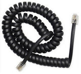 Gembird Cable En Espiral Para Auricular De Teléfono, Rj10 (4p4c), 2m, Negro