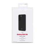 Celly Cromo Funda Para Galaxy S23 5g  (6.1") Negro