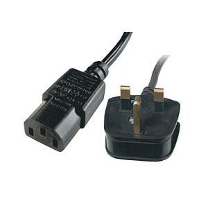 EAN 5420016825377 - LOGON TC01NC-UK Negro 1,8 m Enchufe tipo G C13 acoplador imagen 1