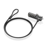 Aisens Cable De Seguridad Para Portátiles Aslk-D40n03-Bk 1.5m