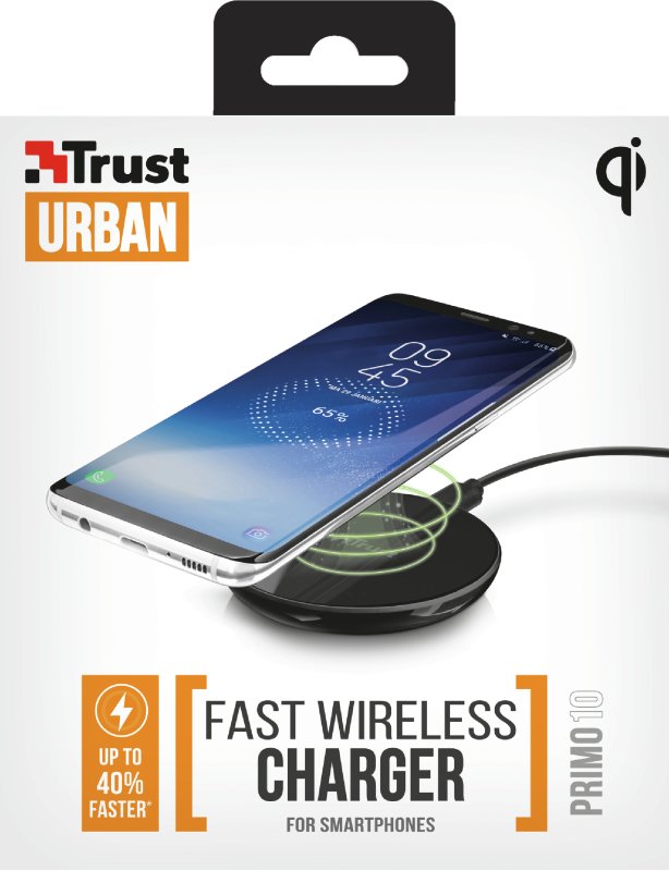 Cargador Inalámbrico Trust Urban Primo10 10w