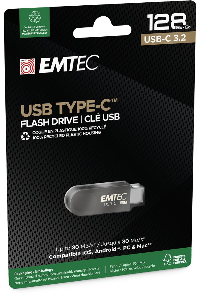 Emtec Usb3.2 Type-C Single C280 128gb