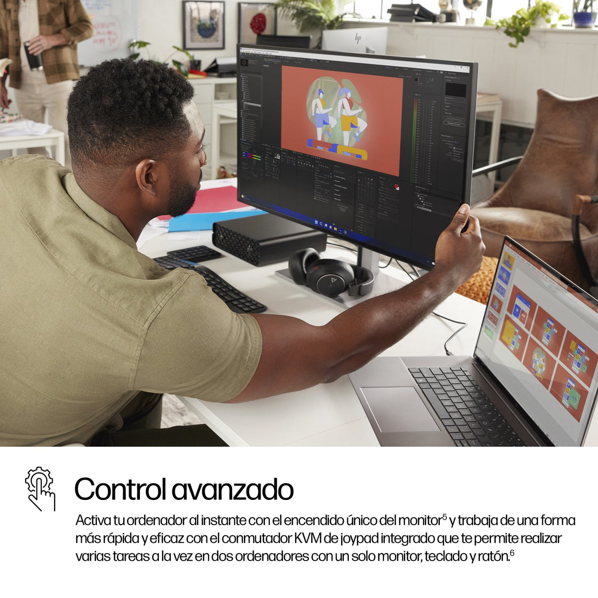 EAN 5715063476505 - HP Series 7 Pro 31.5 inch 4K Thunderbolt 4 Monitor - 732pk pantalla para PC 80 cm (31.5") 3840 x 2160 Pix imagen 6