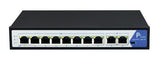Value Poe+ Gigabit Ethernet Switch, 8+2 Ports