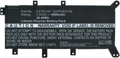 EAN 5706998636676 - CoreParts MBXAS-BA0135 refacción para laptop Batería imagen 5