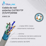 EAN 5903148918259 - Extralink EX.18259 cable de red Gris F/UTP (FTP) imagen 4