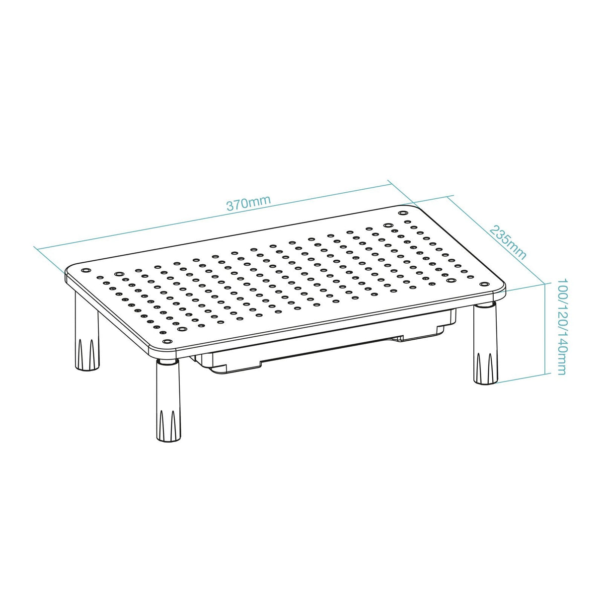 Soporte Para Monitor Tooq Tqmr087 Hasta 20kg