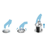 Regleta De Mesa Retractil 3 Tomas 1.8m Logilink Pl Schukox3/Ã 10cm Lps235a