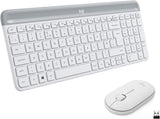 Teclado Español + Ratón Logitech MK470 Inalámbrico Blanco