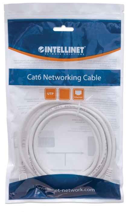 Intellinet 0.5m Cat6 Cable De Red Blanco 0,5 M U/Utp (Utp)