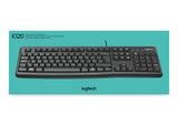Teclado Logitech K120 Usb Negro Belga