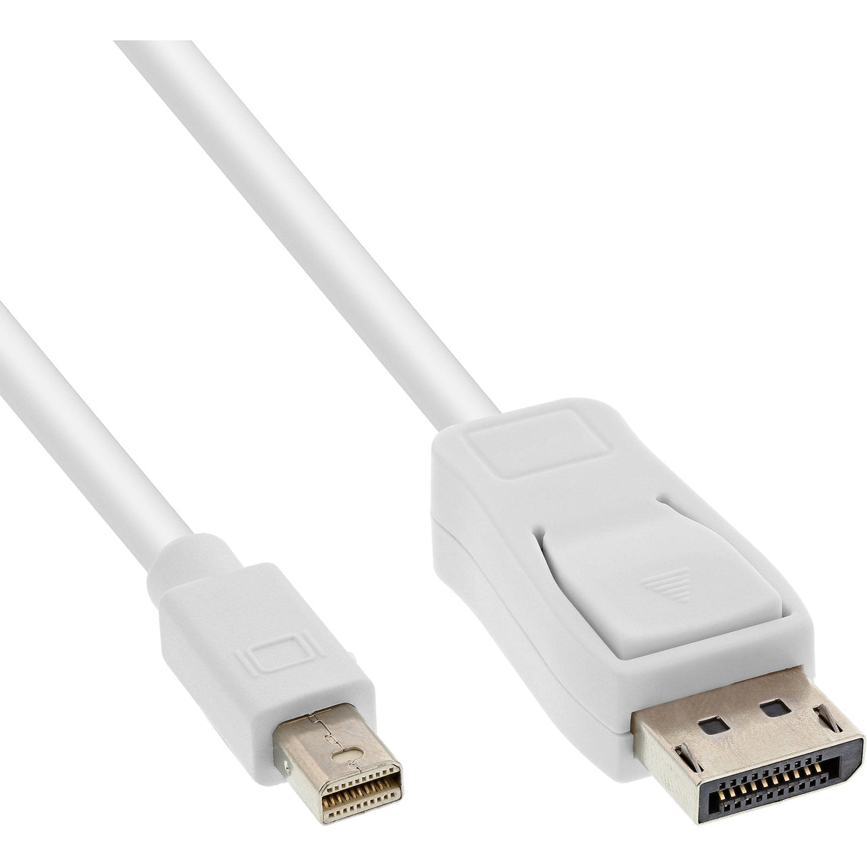 Cable Inline Mini Displayport A Displayport Blanco 1m