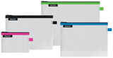 Leitz Bolsita Wow Higiénica Lavable Cremallera 17x24 Cm Fondo Extensible Azul