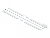Delock Cablebinder Mit Befestigungsöse L 400 X B 7,6 Mm Weiss 10 Stück