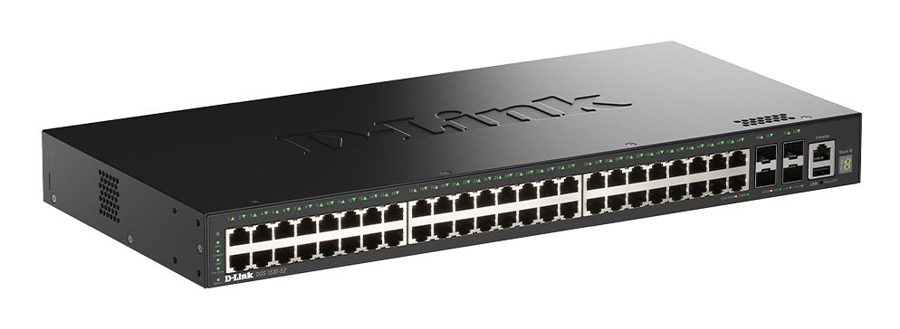 EAN 790069474521 - D-Link DGS-1530-52/E switch Gestionado L2 Gigabit Ethernet (10/100/1000) Negro imagen 2