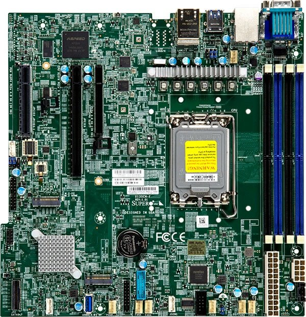Supermicro Placa Base X13sch-F Micro-Atx Socket 1700 Ddr5-Only Bulk