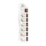 EAN 4052792060577 - LogiLink LPS250 base múltiple 1,5 m 6 salidas AC Interior Blanco imagen 3