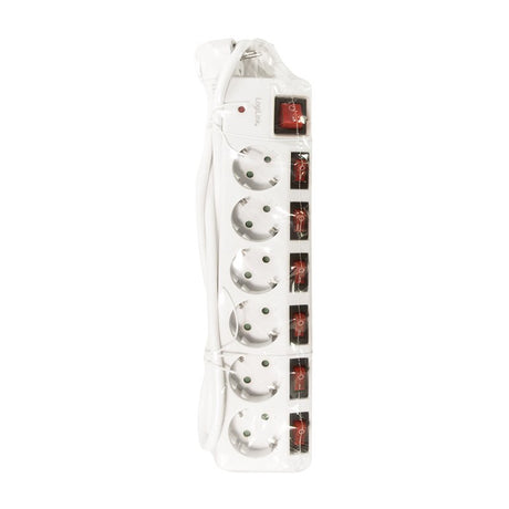 EAN 4052792060577 - LogiLink LPS250 base múltiple 1,5 m 6 salidas AC Interior Blanco imagen 3