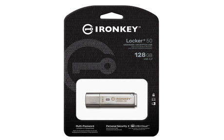 EAN 0740617329391 - Kingston Technology IronKey Locker+ 50 unidad flash USB USB tipo A 3.2 Gen 1 (3.1 Gen 1) Plata imagen 3