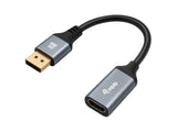 Cable Equip Hdmi->Displayport 1.4 8k/60hz H/M 0.15m Plateado