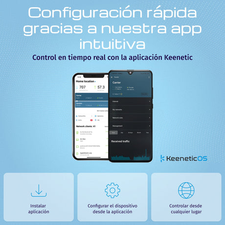 EAN 4897082922049 - Keenetic Hero 5G (KN-4110) router inalámbrico 2.5 Gigabit Ethernet Doble banda (2,4 GHz / 5 GHz) Gris, Bl imagen 8