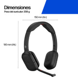 EAN 0199485857916 - HP Poly Focus 625 Stereo Bluetooth Headset Inalámbrico Diadema Negro imagen 4