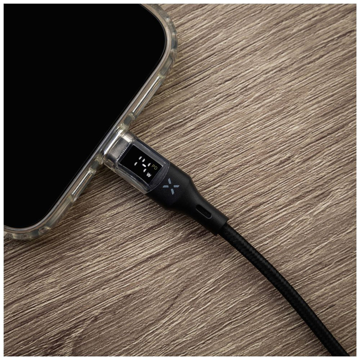 Cable  Fixed Usb-C Usb-C With Display, Pd Support, 1.2m, Usb 2.0, 100w, Black