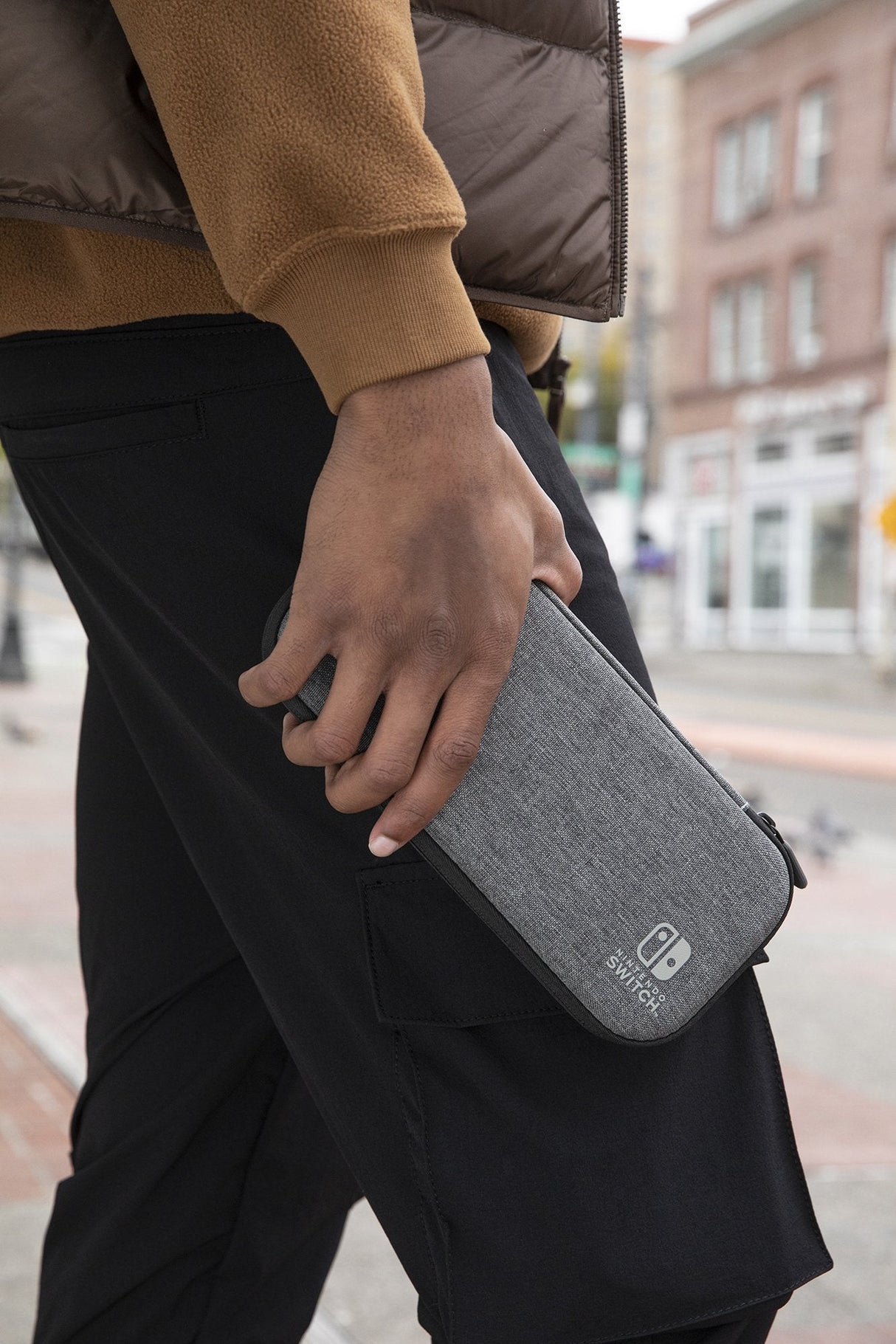 Powera 1522651-01 Funda Para Consola Portátil Funda Protectora Rígida Nintendo Carbón Vegetal