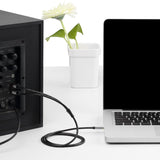 Cable Estéreo Vention Bcfbg Jack 3.5 Macho 2x Rca Macho 1.5m Negro