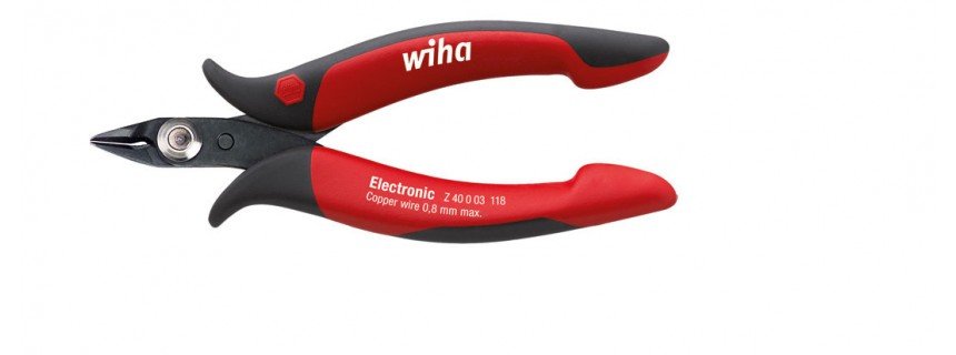 Alicates Wiha 26812 De Corte Rojo/Negro