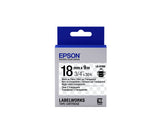 Epson Cinta Transparente - Lk-5tbn Negra Transparente/Transparente 18/9