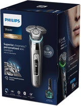 EAN 8720689018104 - Philips SHAVER Series 9000 S9975/55 afeitadora Máquina de afeitar de rotación Recortadora Cromo, Plata imagen 2