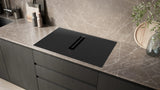 Siemens Ed811bs16e Iq300, Placa De Cocina Independiente Negro, 80 Cm, Con Campana Extractora Integrada Ed811bs16e