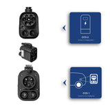 Akyga Ak-Sc-E19 Ladekabel-Adapter Ccs Combo 1 Ccs Combo 2 Negro