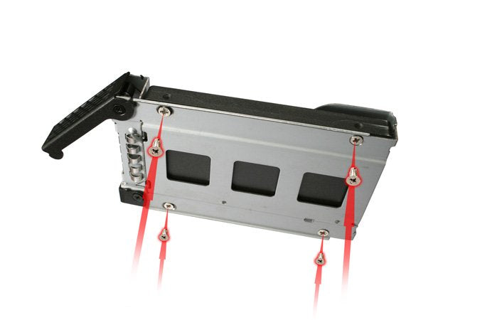 Icy Dock Mb607sp-B Panel Bahía Disco Duro 13,3 Cm (5.25") Funda De Disco Duro Negro