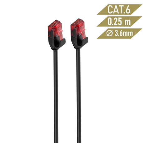 EAN 8054392618611 - Ewent IM1042 cable de red Negro 0,25 m Cat6 U/UTP (UTP) imagen 2