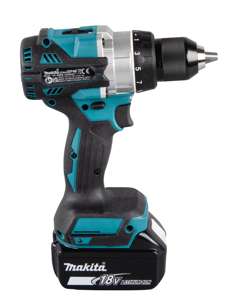 Makita Taladro Atornillador Inalámbrico 18 Voltios Ddf486rtj