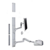 Ergotron Lx Wand Halterung System Weiss Tastatur- Und Monitorhalterung Bis 81,2cm 32 Zoll Belastbar 3,2-11,3kg. Vesa 75x75 100x100mm