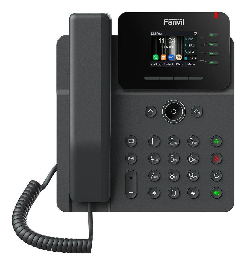 EAN 6937295605525 - Fanvil V61W teléfono IP Negro 4 líneas LCD Wifi imagen 1