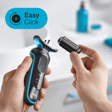 EAN 4210201432593 - Braun Series 5 51-M1000s Máquina de afeitar de láminas Negro, Azul imagen 4
