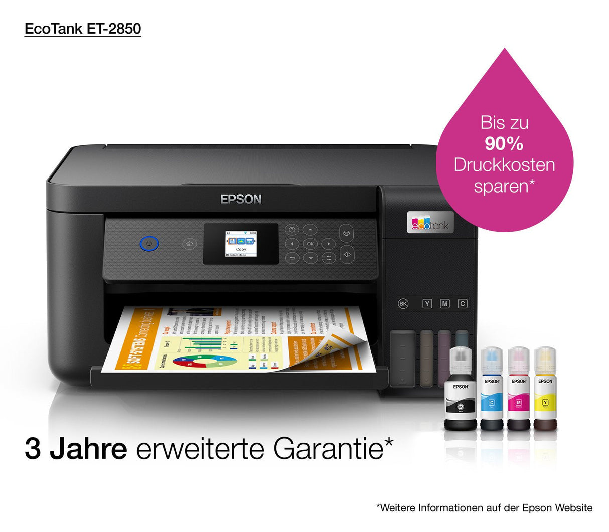 EAN 8715946686370 - Epson EcoTank ET-2850 Inyección de tinta 5760 x 1440 DPI 33 ppm Wifi imagen 20