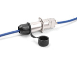 Delock 67067 Enchufe Modular Rj45 Cat.6a Con Acoplador De Paso Y Tapa Protectora Ip66 Resistente Al Polvo Y Al Agua