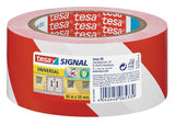 Tesa Cinta De Señalización Temporal Pp Adhesiva Rojo/Blanco