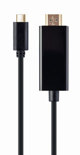 EAN 8716309124126 - Gembird A-CM-HDMIM-01 adaptador de cable de vídeo 2 m USB Tipo C HDMI Negro imagen 2