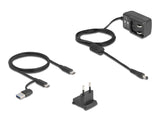 Delock 64280 Estación De Acoplamiento Usb 10 Gbps Para Hdd / Ssd Sata De 2.5? / 3.5? O M.2 Nvme Pcie O Ssd Sata Con Ventilador