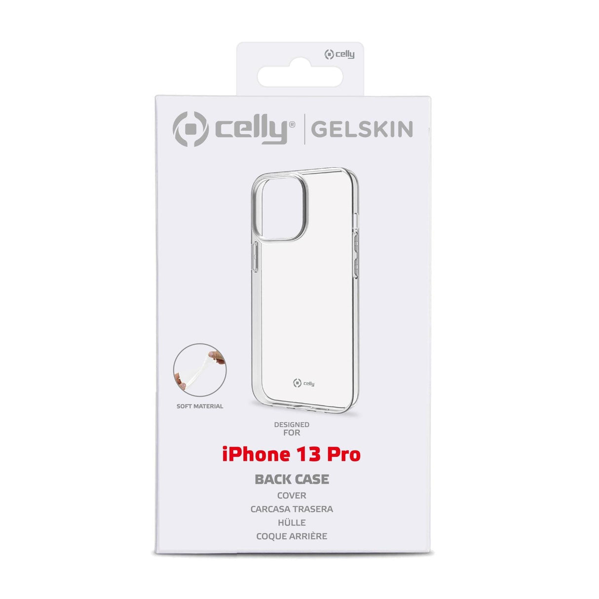 Funda Para Celly Gelskin Apple Iphone 13 Pro   15,5 Cm (6.1") Transparente