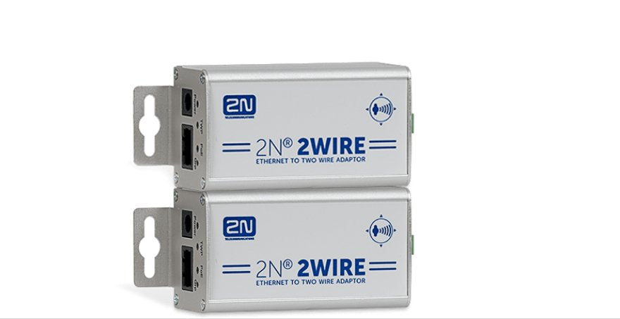 2n Telecommunications 2wire-Set Of 2 Adaptors Convertidor De Señal Aluminio, Metálico
